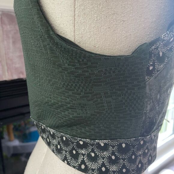 Nanette Lepore Green Aztec Cop Tank Top - Picture 3 of 8